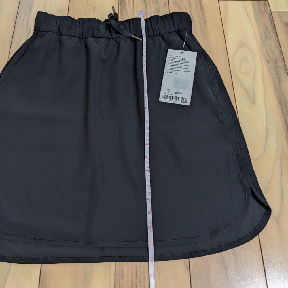 NWT! Lululemon On The Fly Skirt In Black Size 8 - Picture 7 of 15
